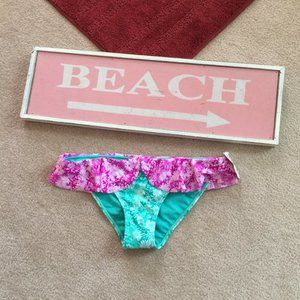 BP M Dawn Daisy Floral Ruffle Bikini Bottom NWT